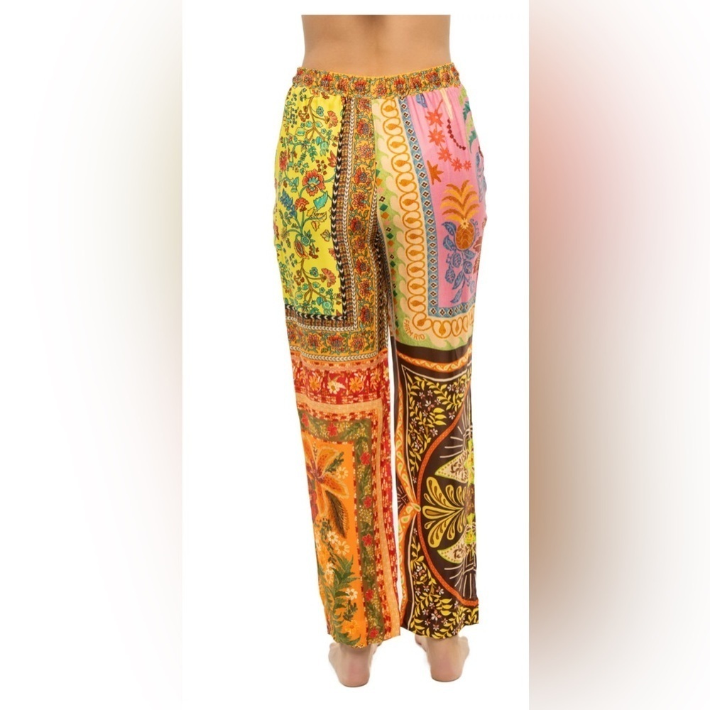 FARM Rio Mixed Scarves Pants - Picture 6 of 10